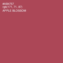 #AB4757 - Apple Blossom Color Image