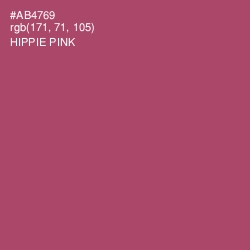 #AB4769 - Hippie Pink Color Image