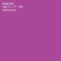 #AB4798 - Tapestry Color Image