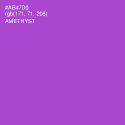 #AB47D0 - Amethyst Color Image