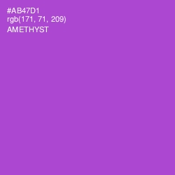 #AB47D1 - Amethyst Color Image