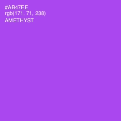 #AB47EE - Amethyst Color Image