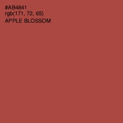 #AB4841 - Apple Blossom Color Image