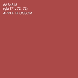 #AB4848 - Apple Blossom Color Image