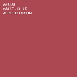 #AB4851 - Apple Blossom Color Image