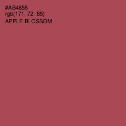 #AB4855 - Apple Blossom Color Image