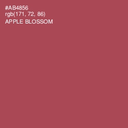 #AB4856 - Apple Blossom Color Image