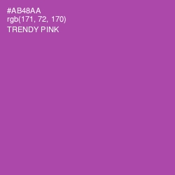 #AB48AA - Trendy Pink Color Image