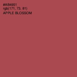 #AB4951 - Apple Blossom Color Image