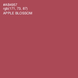 #AB4957 - Apple Blossom Color Image