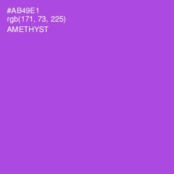 #AB49E1 - Amethyst Color Image