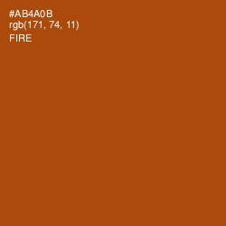 #AB4A0B - Fire Color Image