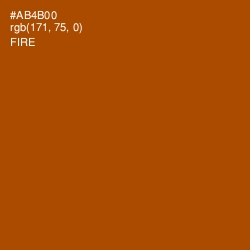 #AB4B00 - Fire Color Image