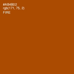 #AB4B02 - Fire Color Image