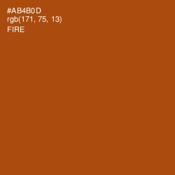 #AB4B0D - Fire Color Image