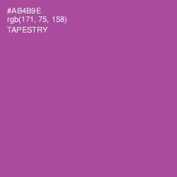 #AB4B9E - Tapestry Color Image