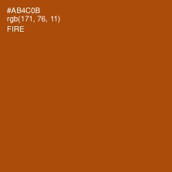 #AB4C0B - Fire Color Image