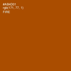 #AB4D01 - Fire Color Image