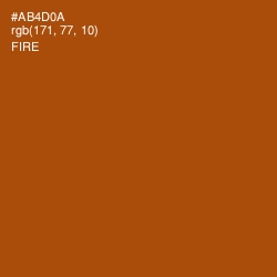 #AB4D0A - Fire Color Image