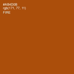 #AB4D0B - Fire Color Image