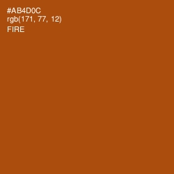 #AB4D0C - Fire Color Image