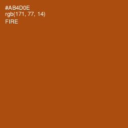#AB4D0E - Fire Color Image