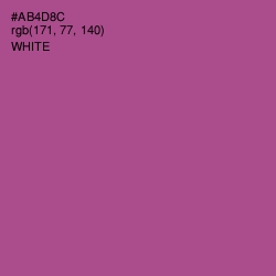 #AB4D8C - Tapestry Color Image