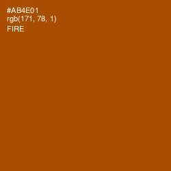 #AB4E01 - Fire Color Image