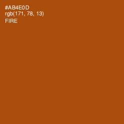 #AB4E0D - Fire Color Image