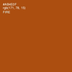 #AB4E0F - Fire Color Image