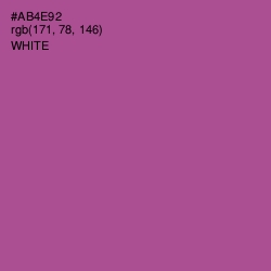 #AB4E92 - Tapestry Color Image