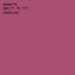 #AB4F75 - Cadillac Color Image