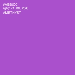 #AB50CC - Amethyst Color Image