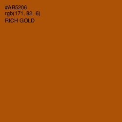 #AB5206 - Rich Gold Color Image