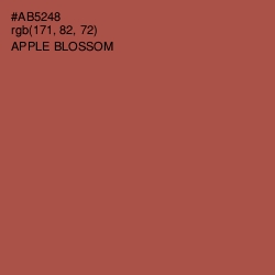 #AB5248 - Apple Blossom Color Image