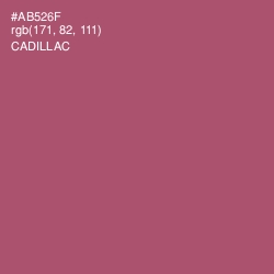 #AB526F - Cadillac Color Image