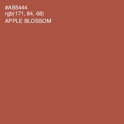 #AB5444 - Apple Blossom Color Image