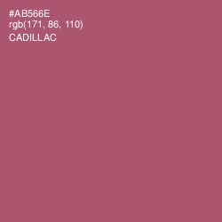 #AB566E - Cadillac Color Image
