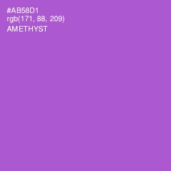 #AB58D1 - Amethyst Color Image