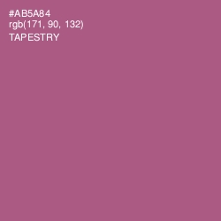 #AB5A84 - Tapestry Color Image