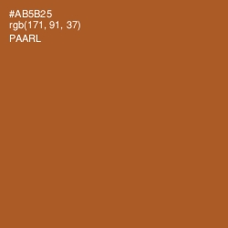 #AB5B25 - Paarl Color Image