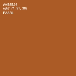 #AB5B26 - Paarl Color Image