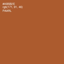 #AB5B2E - Paarl Color Image