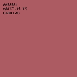 #AB5B61 - Cadillac Color Image