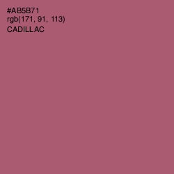 #AB5B71 - Cadillac Color Image