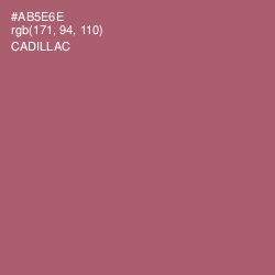 #AB5E6E - Cadillac Color Image