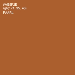 #AB5F2E - Paarl Color Image