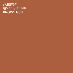 #AB5F3F - Brown Rust Color Image