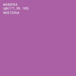 #AB5FA5 - Wisteria Color Image