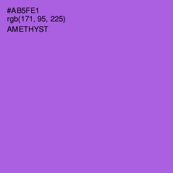 #AB5FE1 - Amethyst Color Image